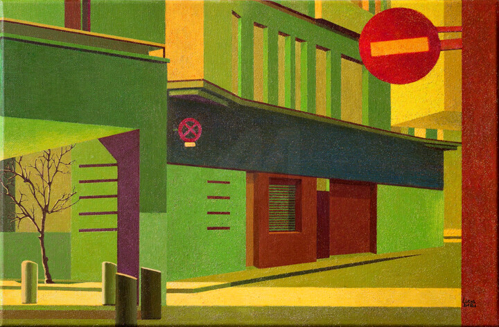 Peinture intitulée "Albero" par Lucia Dibi, Œuvre d'art originale, Acrylique Monté sur Châssis en bois