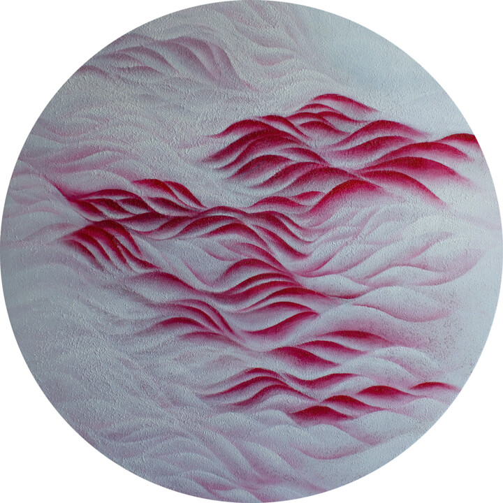 Pintura intitulada "A breath in the mor…" por Francesca Borgo, Obras de arte originais, Acrílico Montado em Armação em madei…