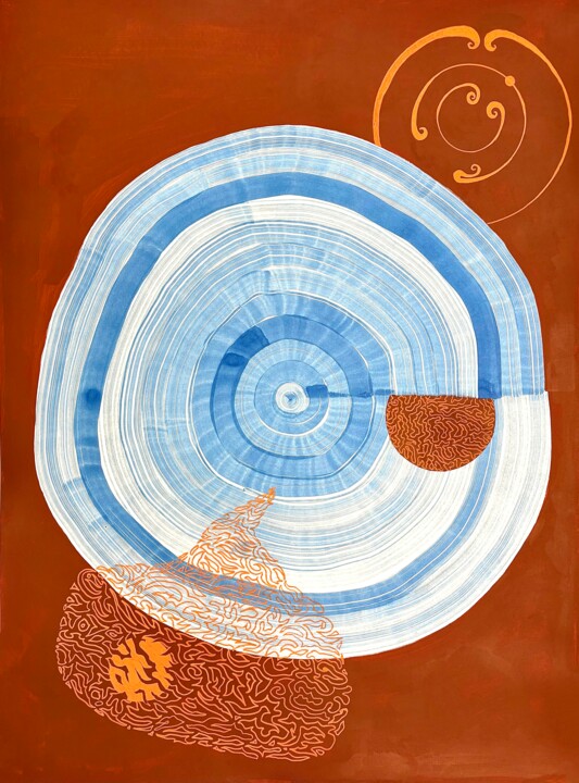 Pintura intitulada "High tide" por Sumit Ratta, Obras de arte originais, Tinta