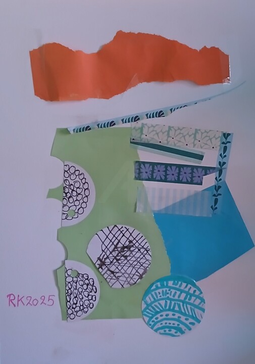 印花与版画 标题为“Oranje wolk” 由Ronnie Kolner, 原创艺术品, 数字打印