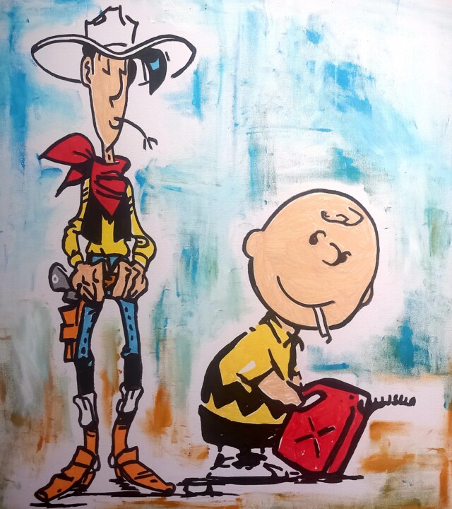 Schilderij,  27,6x27,6 in 