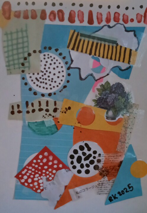 印花与版画 标题为“Dansende stippen” 由Ronnie Kolner, 原创艺术品, 数字打印