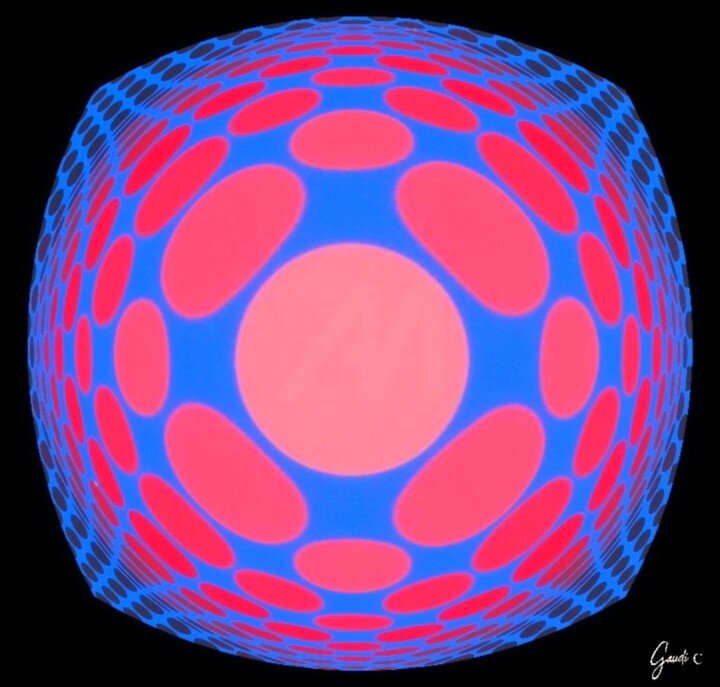 "Space Age 70S" başlıklı Dijital Sanat Gaudi .C tarafından, Orijinal sanat, 2D Dijital Çalışma