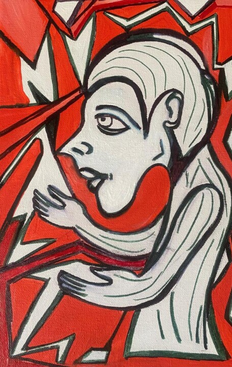 Pintura intitulada "Sense of Guilt" por Valeria Pogliani (V.P.), Obras de arte originais, Acrílico