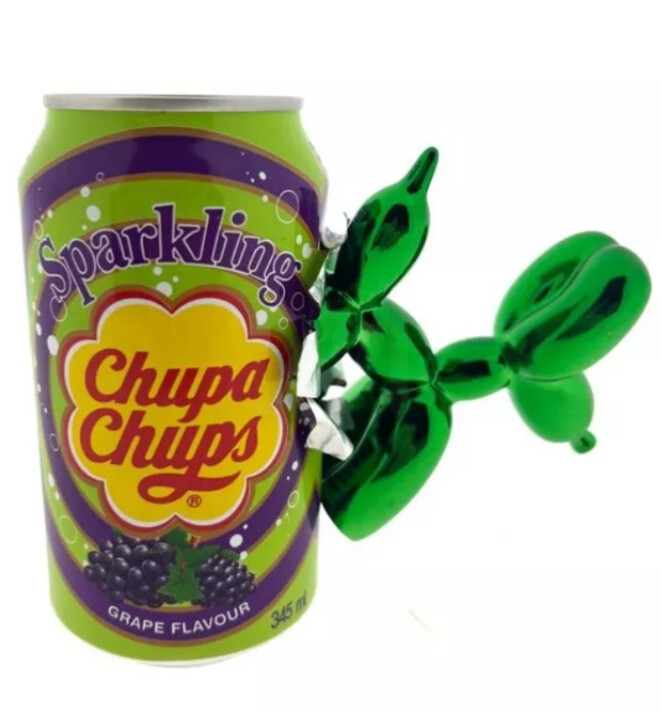 雕塑 标题为“Ballon Dog Gold and…” 由Koen Betjes, 原创艺术品, 金属