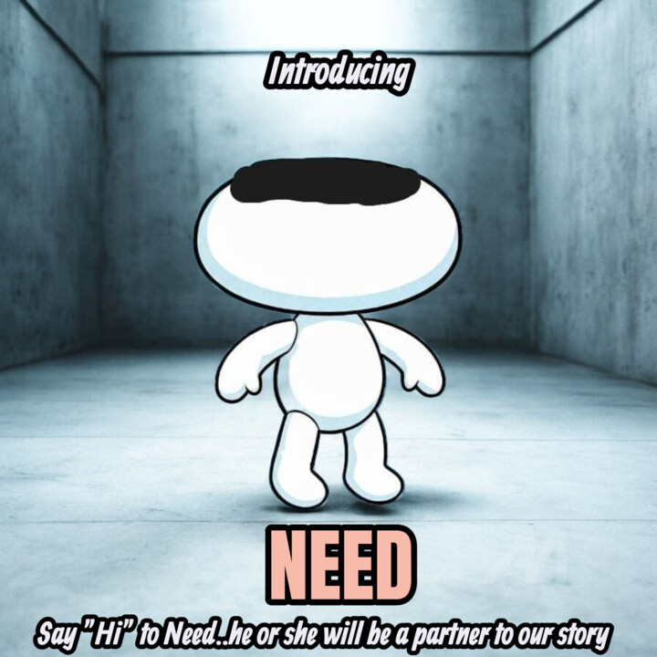 "NEED puppet" başlıklı Dijital Sanat Cristina Frassoni tarafından, Orijinal sanat, 2D Dijital Çalışma