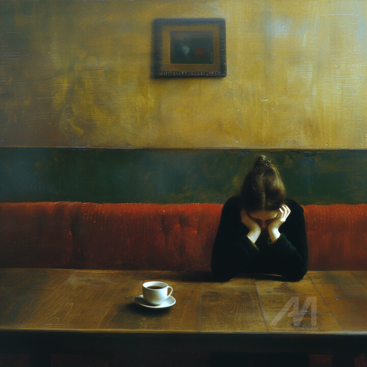 "The Pain After Her…" başlıklı Dijital Sanat Suima tarafından, Orijinal sanat, AI tarafından oluşturulan görüntü