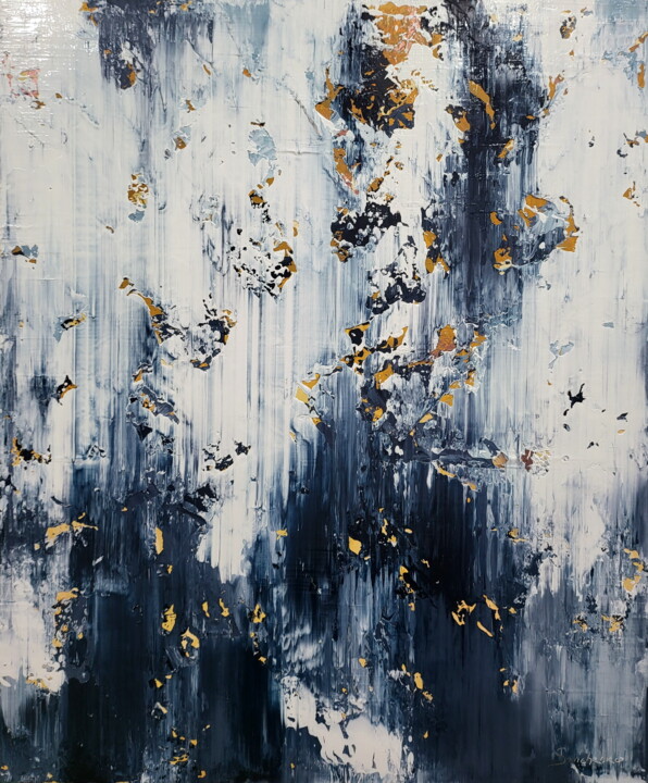 Pintura intitulada "Abstract 2574" por Alex Senchenko, Obras de arte originais, Acrílico Montado em Armação em madeira