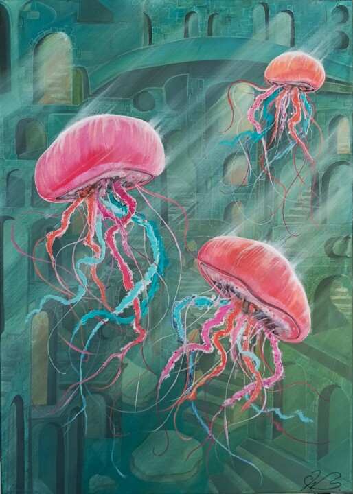 Картина,  27,6x19,7 in 