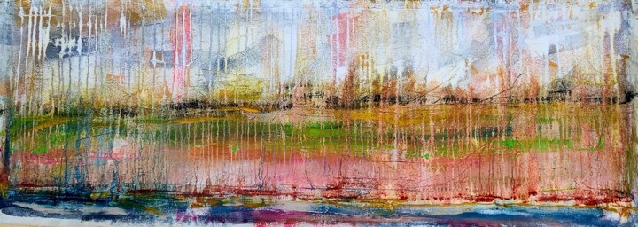 Painting titled "" Micelica"" by Sonia Jeronimo (Sónia J. Modern Art), Original Artwork, Acrylic