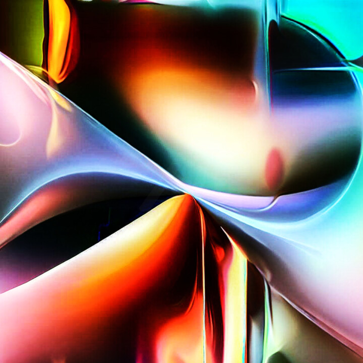 Digital Arts με τίτλο "Aurora Glanz  #5" από Lee Eggstein, Αυθεντικά έργα τέχνης, Ψηφιακή εκτύπωση