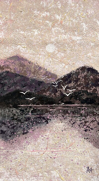 绘画 标题为“Weightless Day” 由Bogdana Antoniuk, 原创艺术品, 丙烯