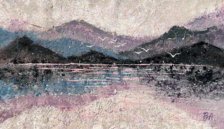 绘画 标题为“The Quiet Between P…” 由Bogdana Antoniuk, 原创艺术品, 丙烯