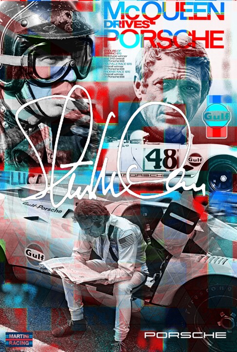 "Steve-mac-queen-dri…" başlıklı Dijital Sanat Gaudi .C tarafından, Orijinal sanat, 2D Dijital Çalışma