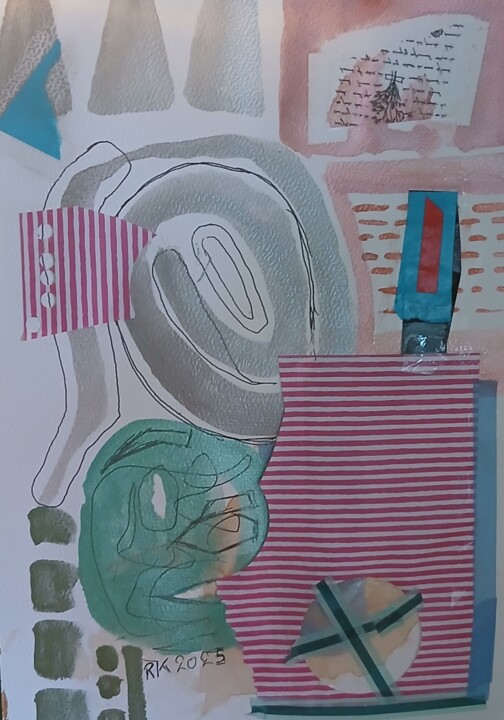 印花与版画 标题为“Papieren kompas” 由Ronnie Kolner, 原创艺术品, 数字打印