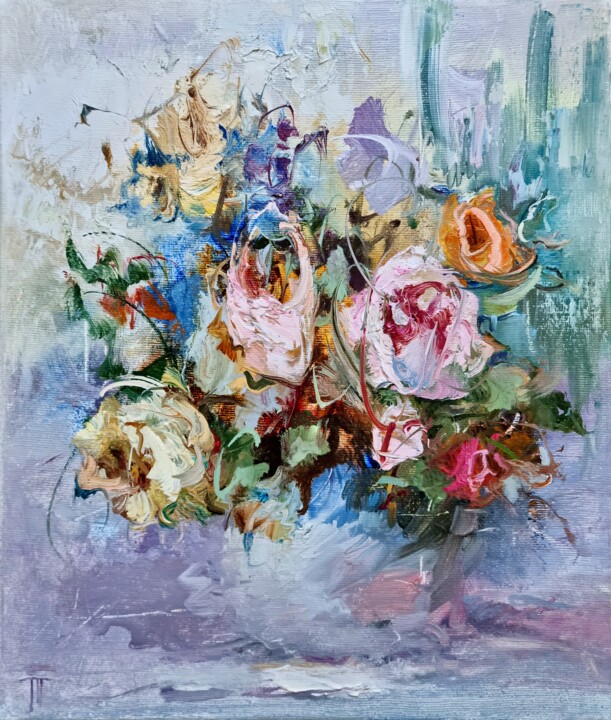 Painting titled "March, 2nd" by Hennadii Penskyi, Original Artwork, Oil