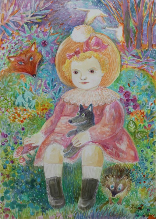 Schilderij,  20,1x14,2 in 