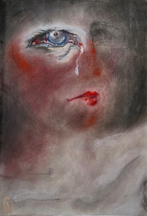 ".untitled." başlıklı Resim Anna Jennifer tarafından, Orijinal sanat, Pastel