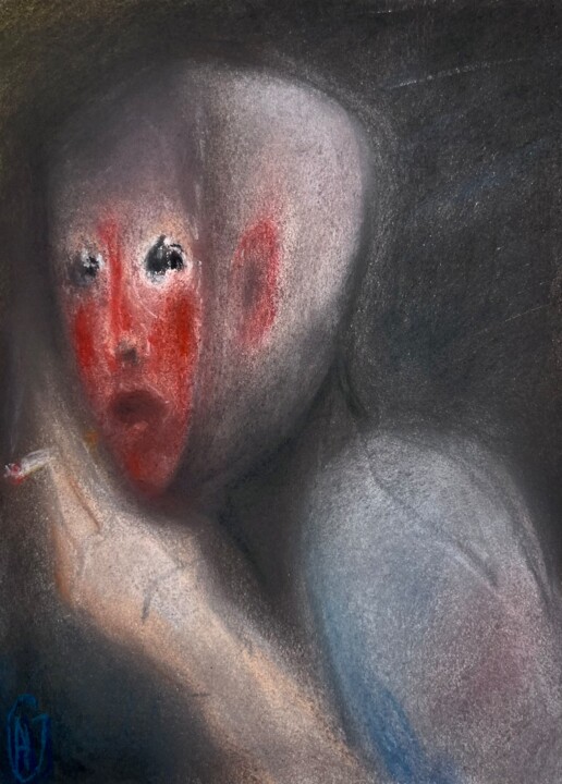 "{untitled}" başlıklı Resim Anna Jennifer tarafından, Orijinal sanat, Pastel