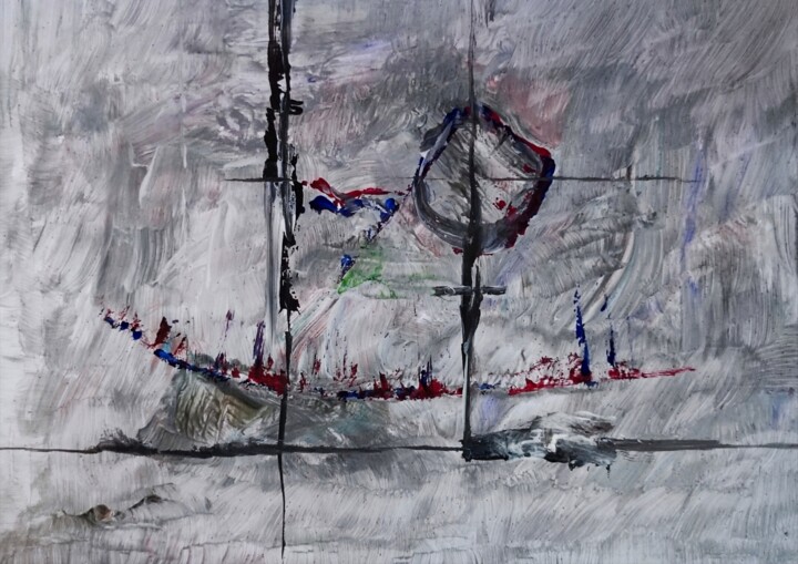 Schilderij getiteld "Roi 'n Zumma's Mani…" door Milto Sideris, Origineel Kunstwerk, Acryl