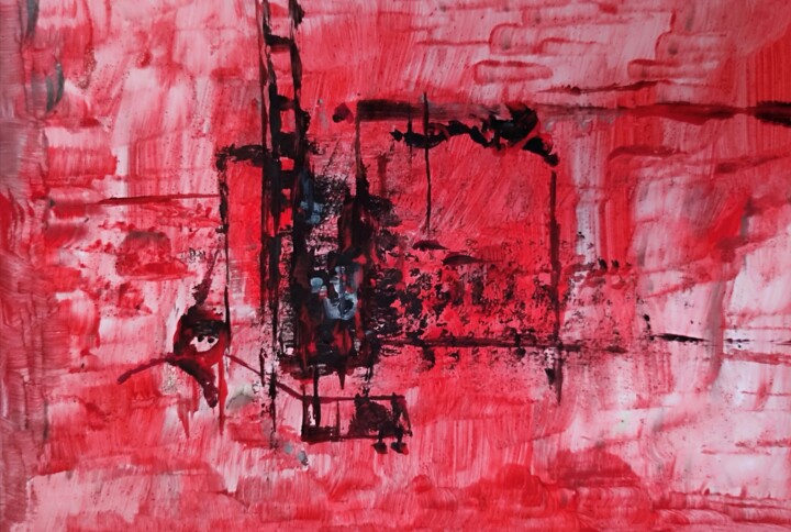 Schilderij getiteld "Roi 'n Zumma's Mani…" door Milto Sideris, Origineel Kunstwerk, Acryl