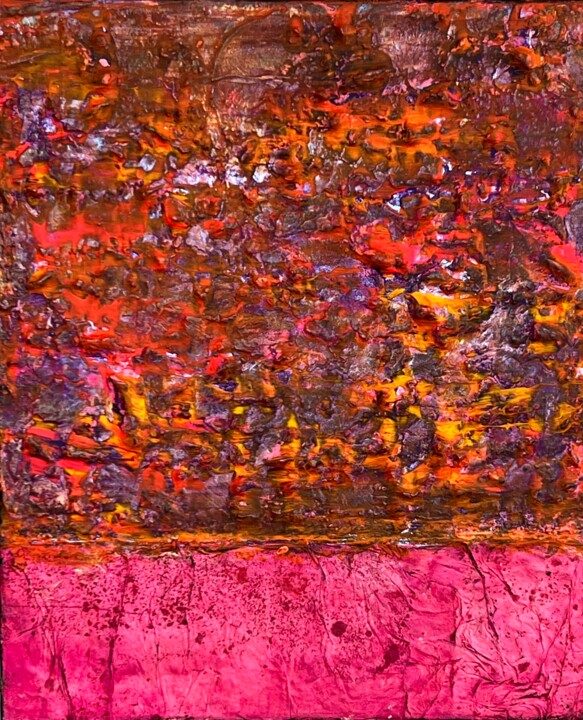 "Jenseits des warmen…" başlıklı Tablo Magdalena Oppelt tarafından, Orijinal sanat, Akrilik