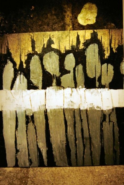 「les combustibles」というタイトルの絵画 Human Expressionによって, オリジナルのアートワーク