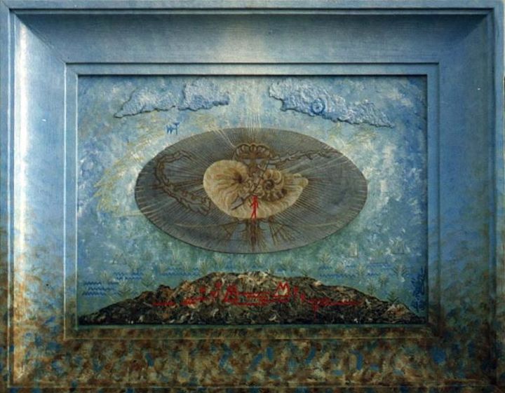 Painting titled "Empreintes millénai…" by B. Rolin, Original Artwork