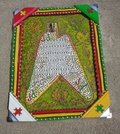 Painting titled "tableau 1" by Joyeux De Cocotier, Original Artwork