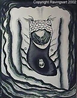 Painting titled "The Dive In" by Mushtaq Noor, Original Artwork
