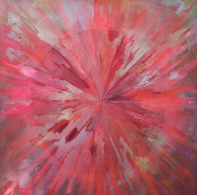 Painting titled "Love" by Indra Zālīte, Original Artwork, Acrylic