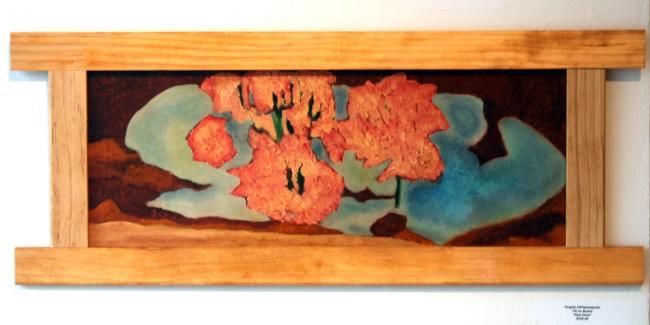 Painting titled "redglow" by Angelo Di Pietrantonio, Original Artwork