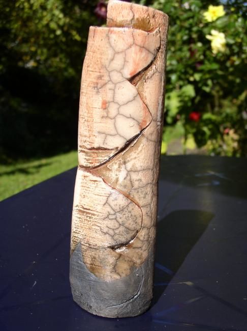 Vase Raku6 设计, 9.1x2.4 in