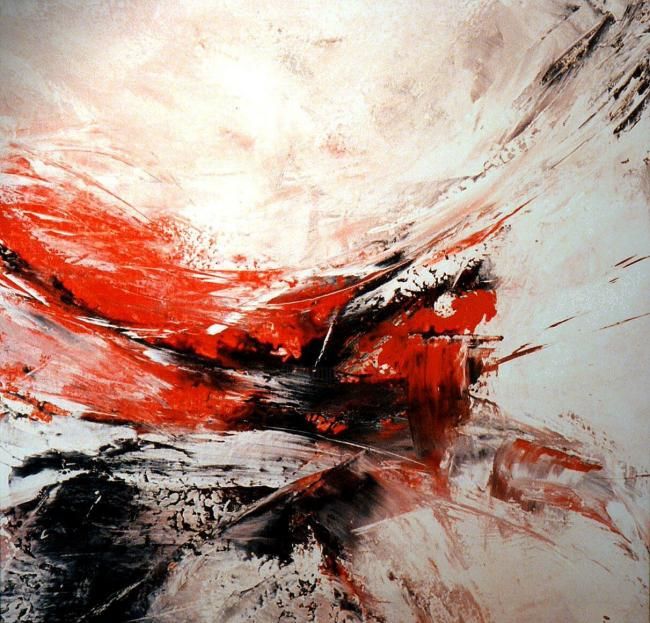 Ζωγραφική με τίτλο "Viento de cambio." από Claudio Porcel, Αυθεντικά έργα τέχνης, Λάδι