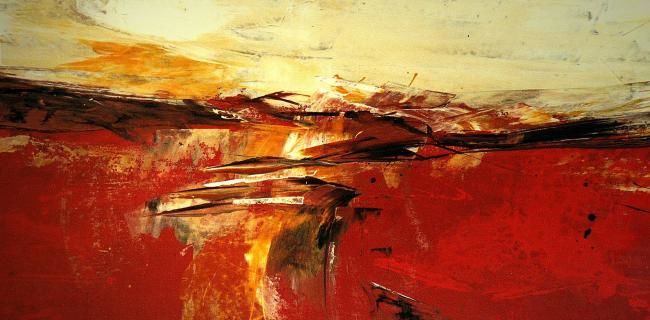 Ζωγραφική με τίτλο "Un encuentro inespe…" από Claudio Porcel, Αυθεντικά έργα τέχνης, Λάδι