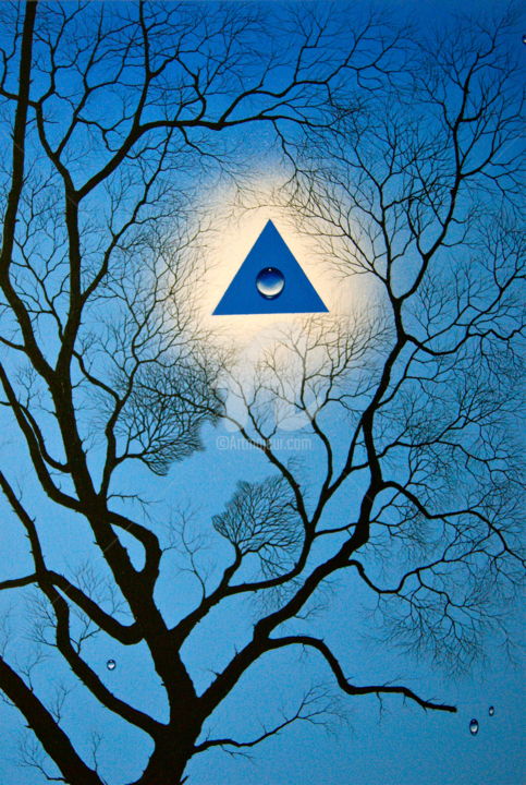 Painting titled ""EN LA PIRÁMIDE DE…" by Ramce, Original Artwork, Acrylic