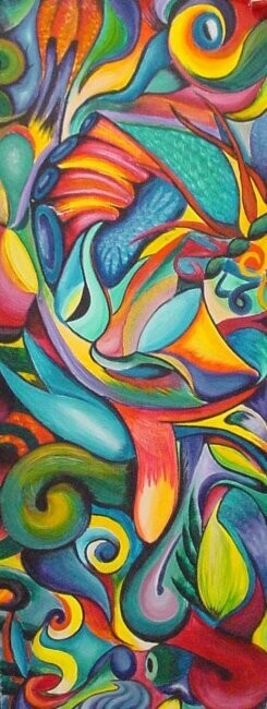 绘画,  55.1x23.6 in 
