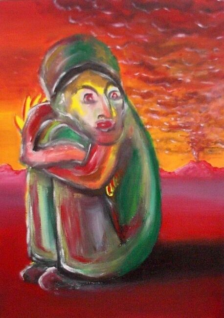 Paranoia 绘画, 23.6x19.7 in