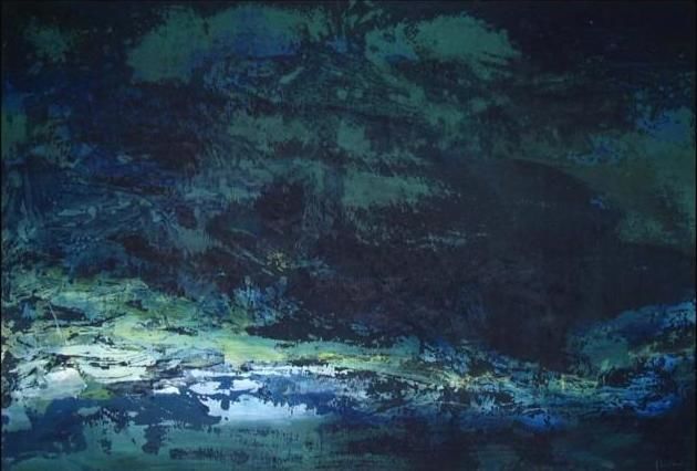Painting titled "sans titre" by Pierre Blanchard, Original Artwork