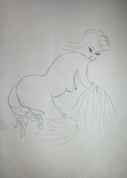 Drawing titled "Array" by An Vuvan, Original Artwork