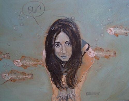 Painting titled "lische" by Rolando Cicatelli, Original Artwork