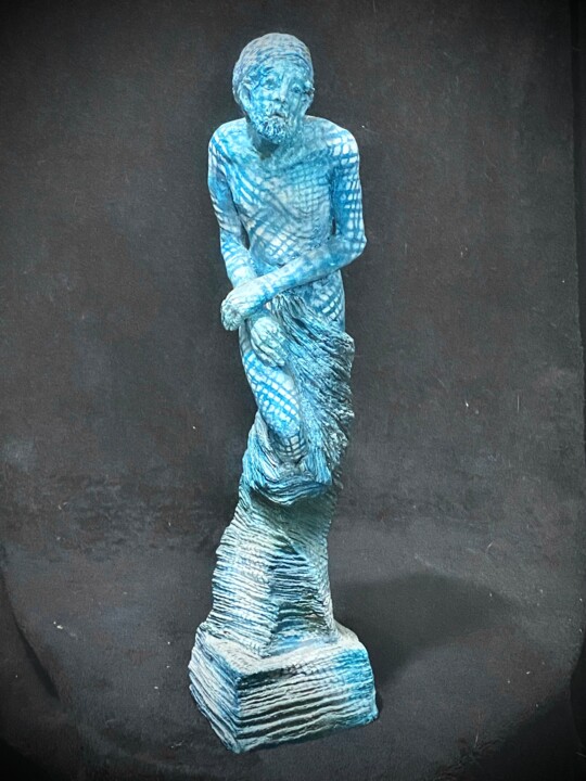 雕塑,  15.8x3.9 in 