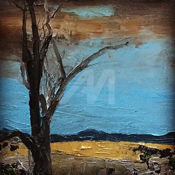 Painting titled "Yass & No (Australi…" by Glenda Fell Jones, Original Artwork, Oil