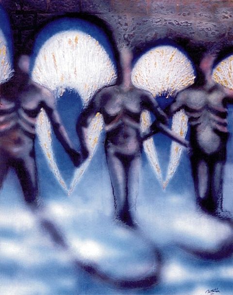 绘画 标题为“De luz y penumbras” 由Jorge Luis Santiesteban Uliver, 原创艺术品, 其他