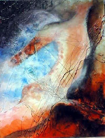 绘画 标题为“Destino de Angel” 由Jorge Luis Santiesteban Uliver, 原创艺术品, 其他