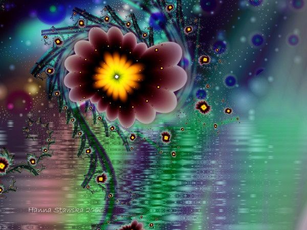 Digital Arts titled "Night" by Hanna Stawska, Original Artwork