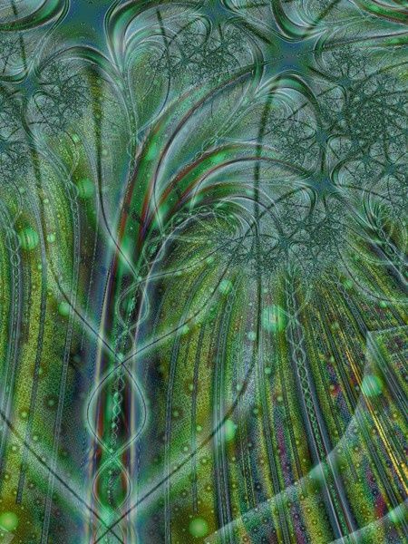Digital Arts titled "Forest" by Hanna Stawska, Original Artwork