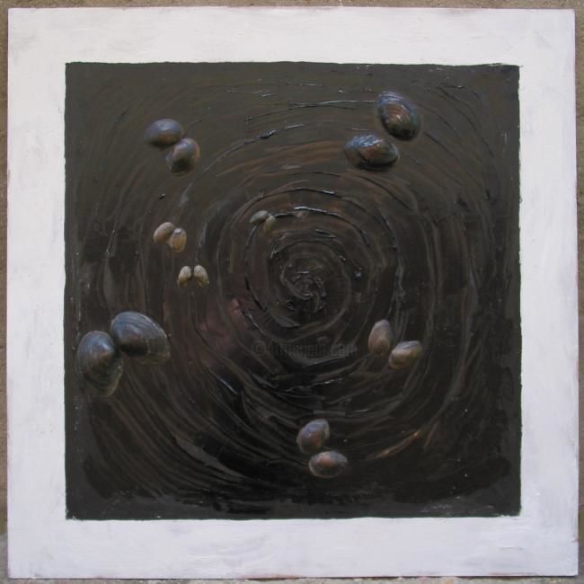 Painting titled "Anodonda Anatina -…" by Aleksej Daniel Djermanovic, Original Artwork