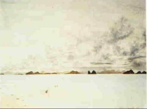 绘画 标题为“MONSOON OF THE GULF…” 由Robert Bursik, 原创艺术品, 油 安装在木质担架架上