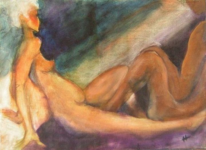 Painting titled "Take a Number (FMNP…" by Richard Herr, Original Artwork, Acrylic